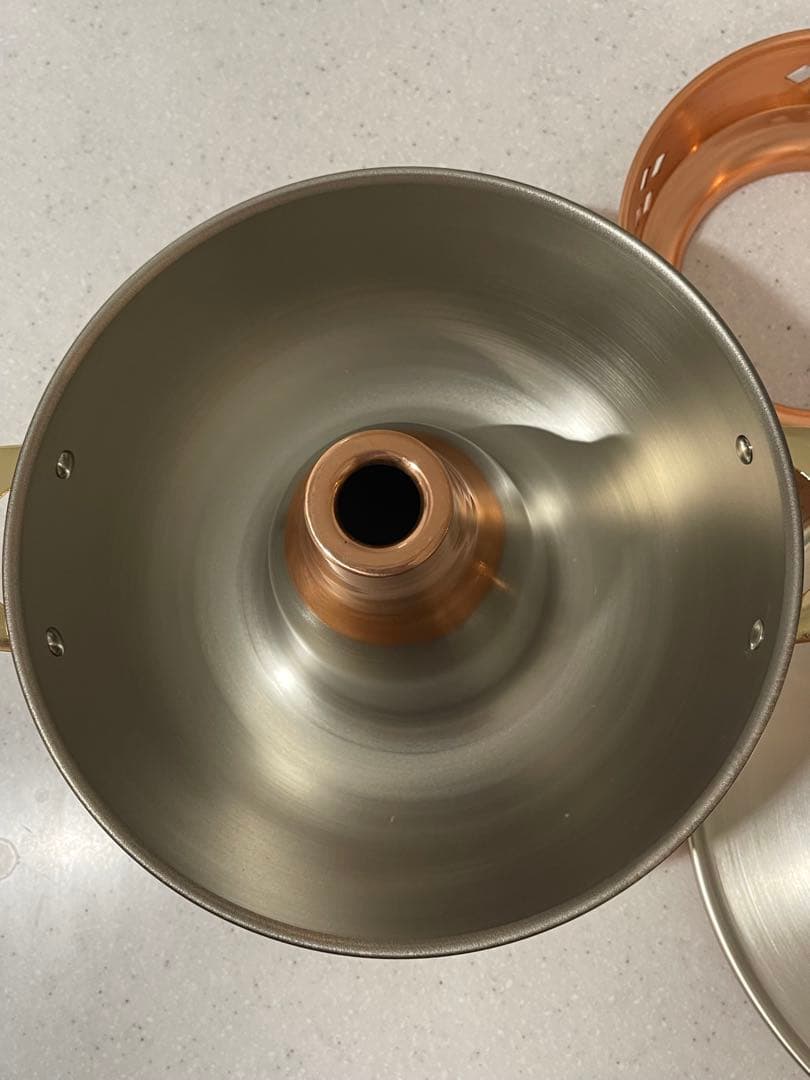 新潟県燕市新光金属のしゃぶしゃぶ鍋　未使用品　銅の輝きが美しい品