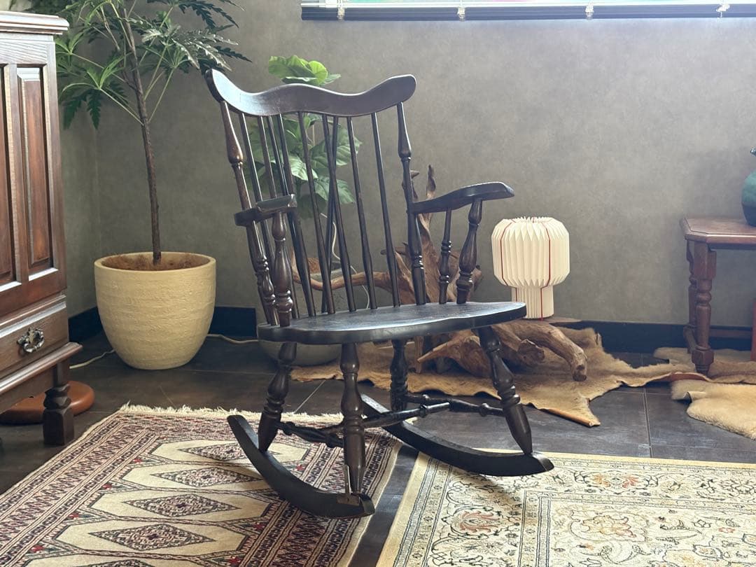 飛騨家具　古家具　スポーク　ヴィンテージ　ロッキングチェア　ビンテージ　IZ