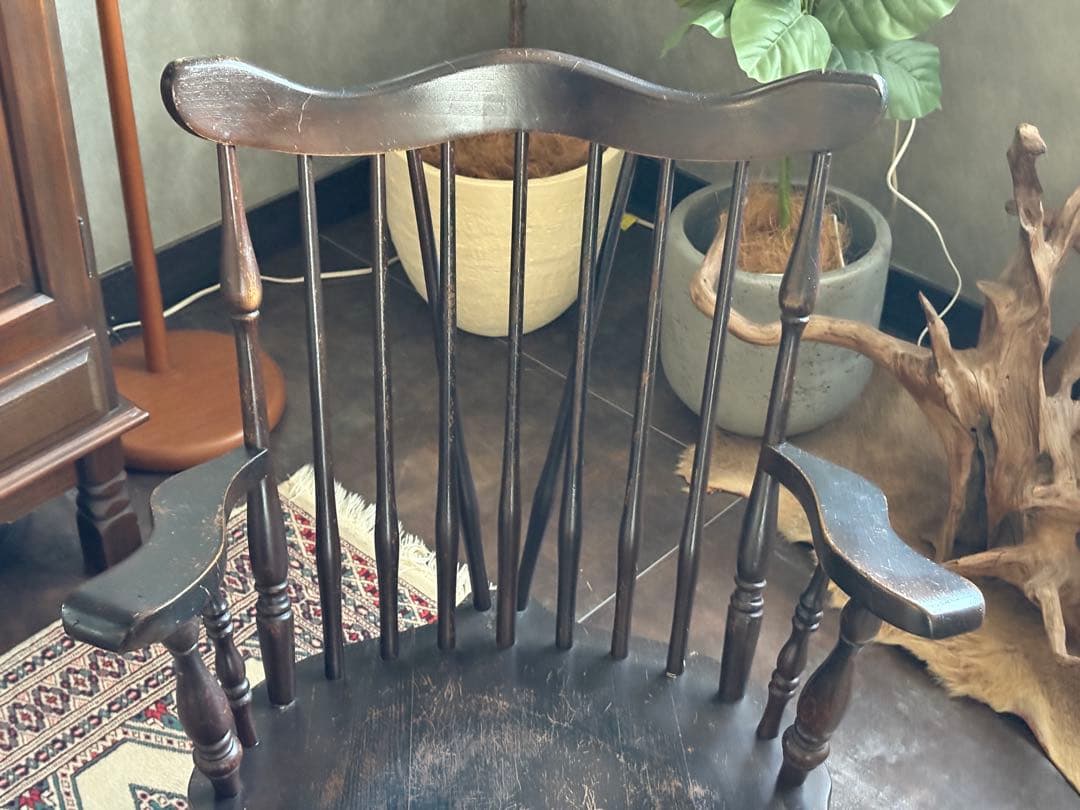 飛騨家具　古家具　スポーク　ヴィンテージ　ロッキングチェア　ビンテージ　IZ