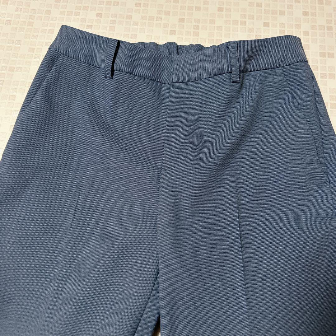 【美品】グリーンレーベルリラクシング パンツスーツ ノーカラー 36セットアップ