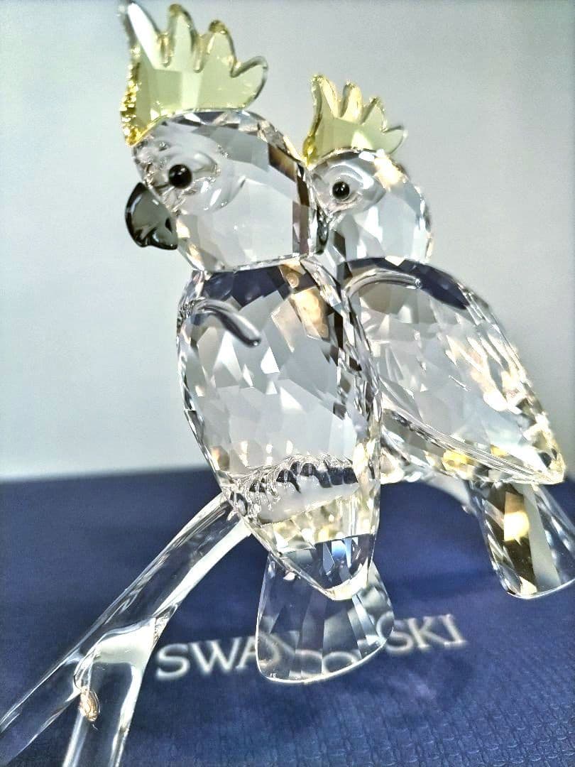 Swarovski 　鳥　オウム　置物