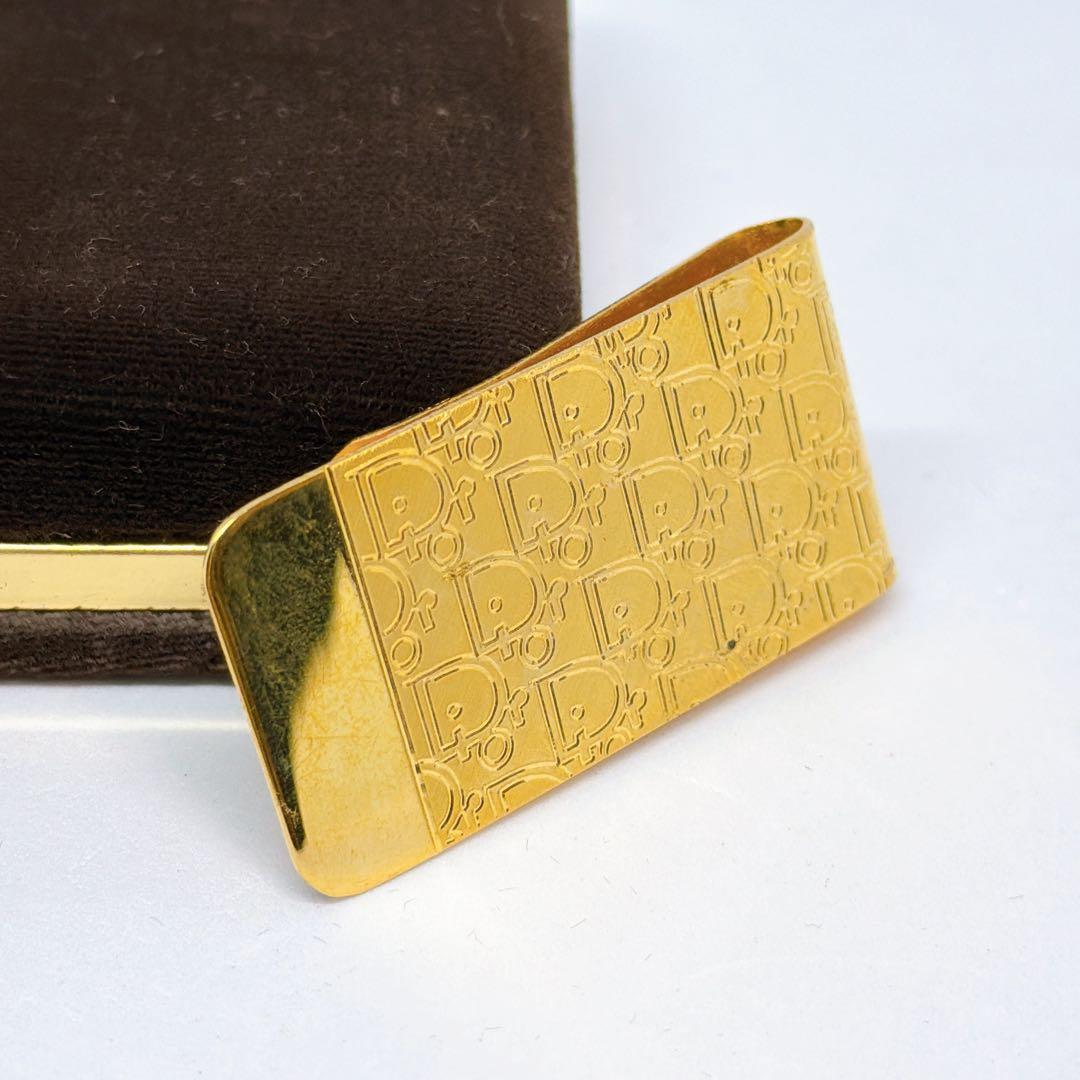 Dior ディオール マネークリップ ゴールド トロッター ロゴ 箱付