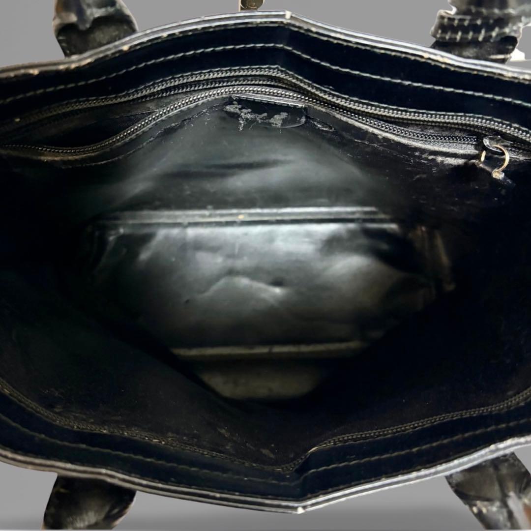 【正規品】グッチ GUCCI レザー 2WAY トートバッグ 黒 A4 男女兼用