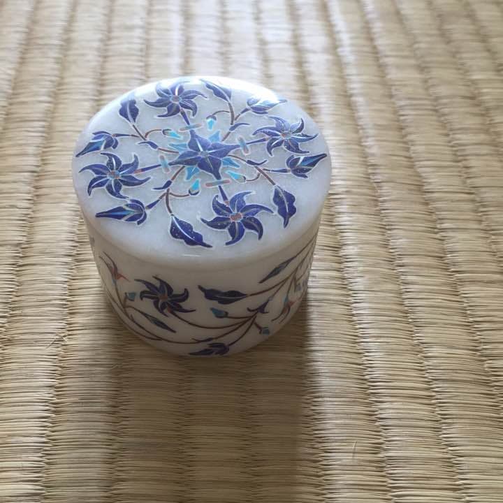 宝石箱（大理石）（インド製）（値下げ可！）