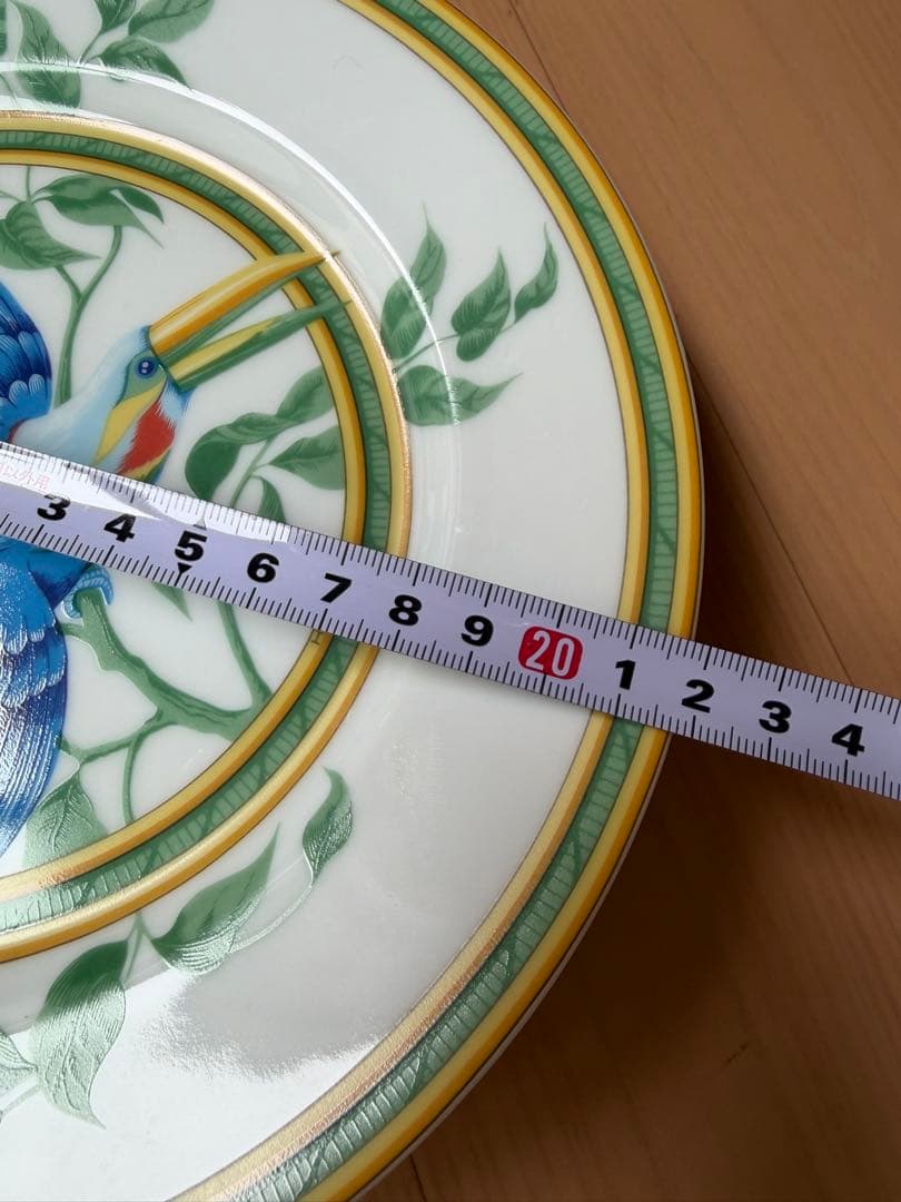 美品 エルメス トゥカン プレート 21.5cm