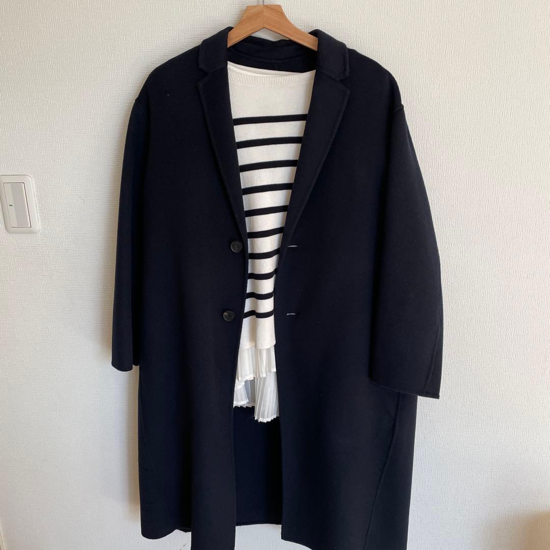 le Glazik ネイビー ロングコート