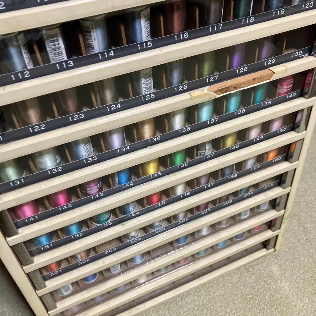 ミシン糸ケース　店頭ディスプレイ什器　昭和レトロ　アンティーク　タイヤー絹