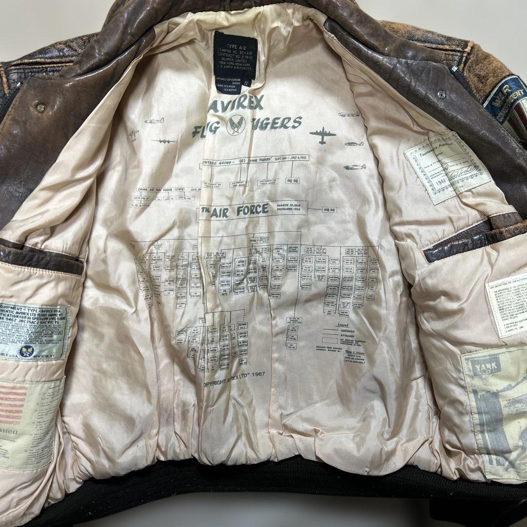 AVIREX TYPE A-2 本革ジャケット