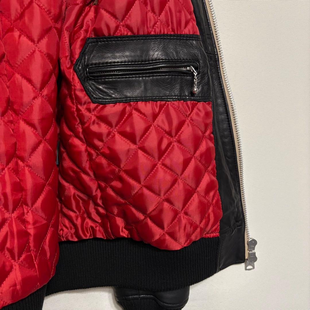 nano universe 羊革 ラムレザー シングルライダース L