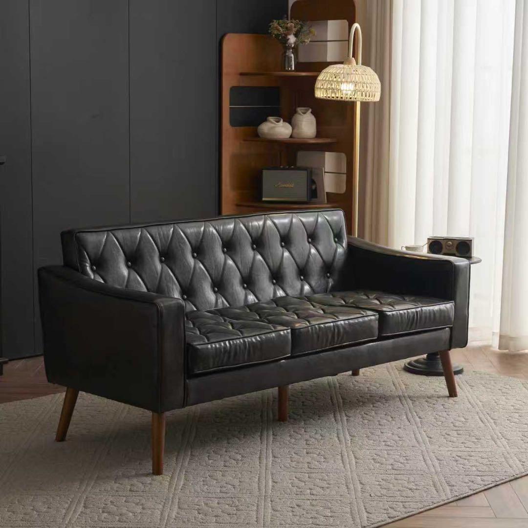 【新品】オットマン付き3人掛けソファ ロボット掃除機通れる 東京発