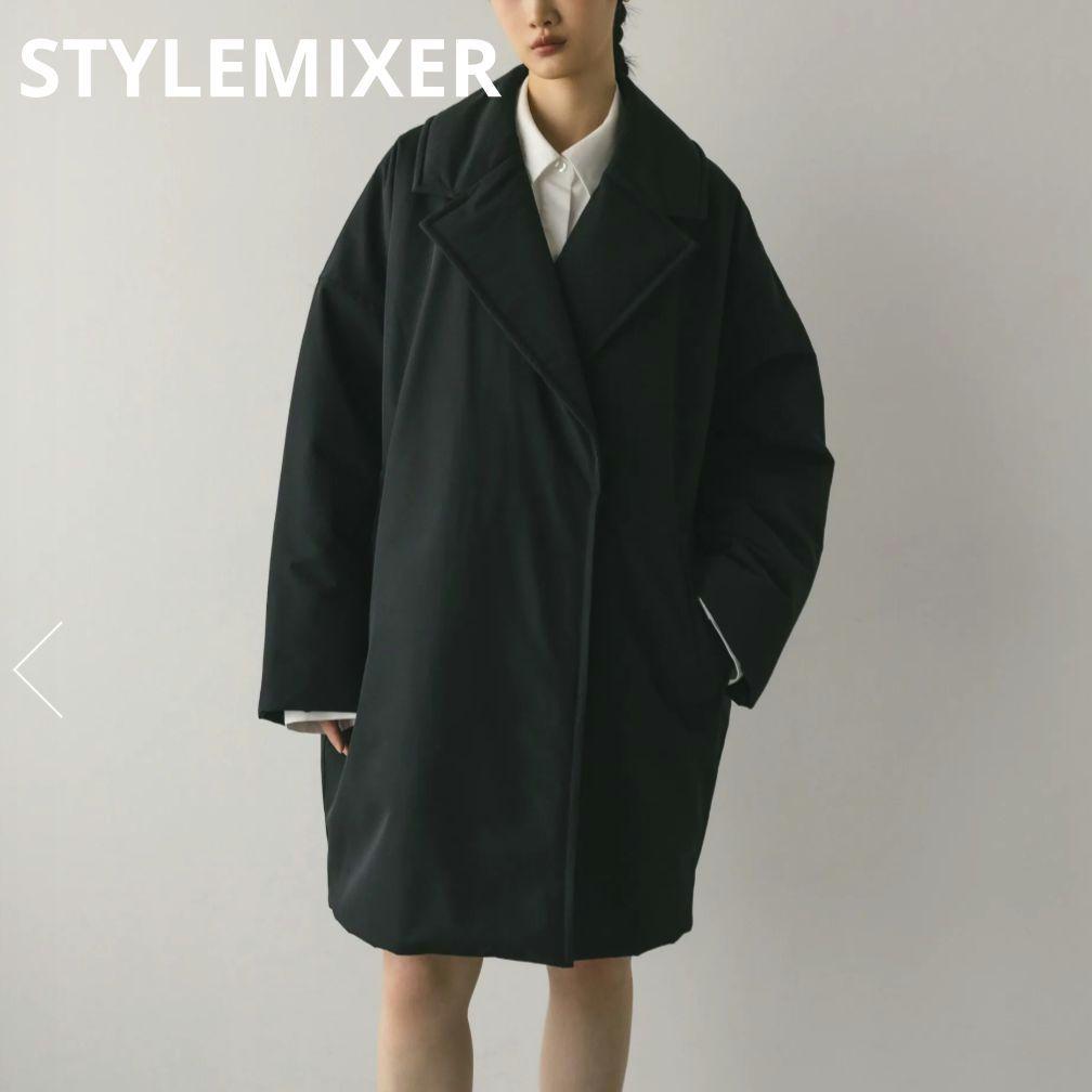 完売品 STYLEMIXER パッファーテーラーコート ブラック 黒