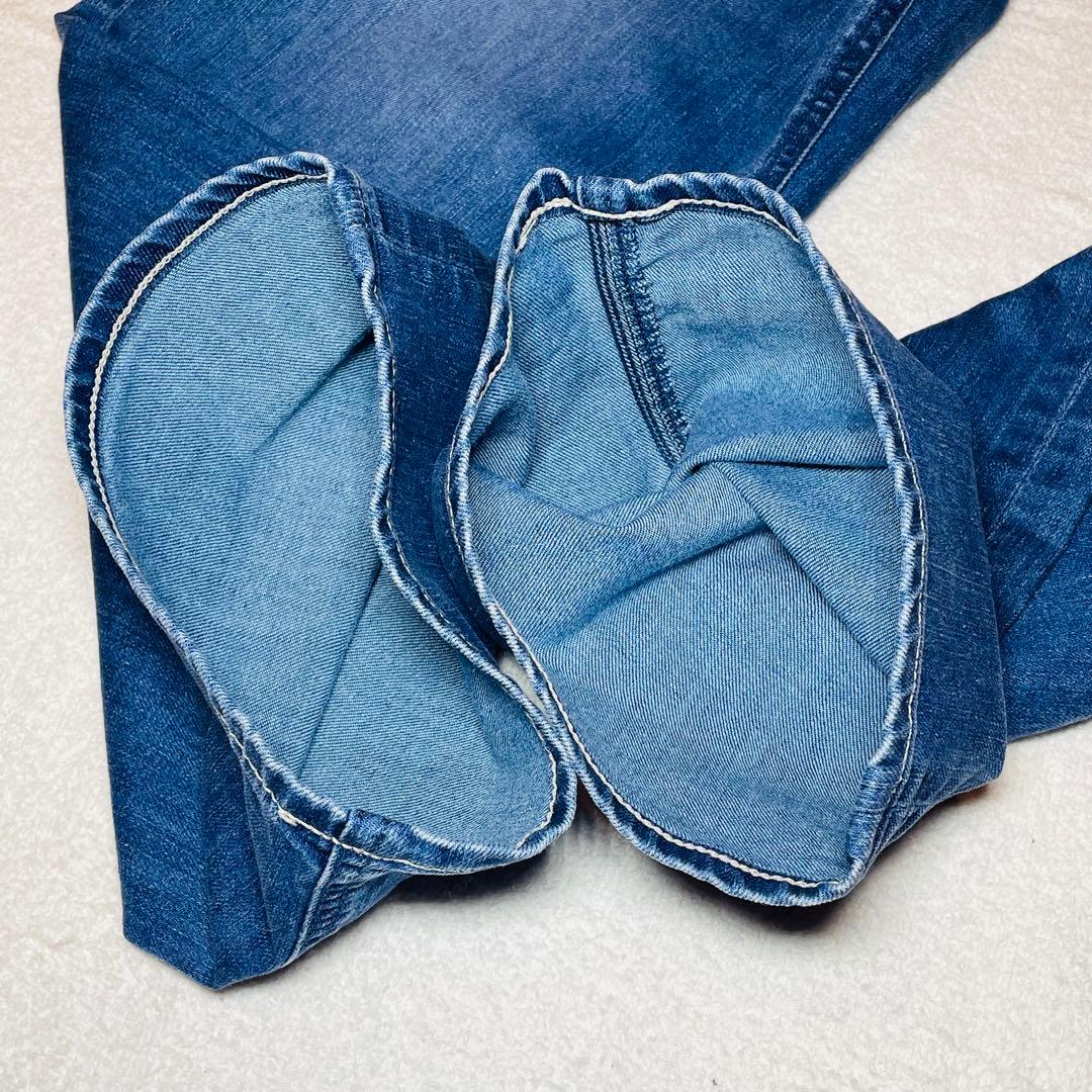 YANUK JOAN 別注JEANS FACTORYハイウエスト ワイドデニム