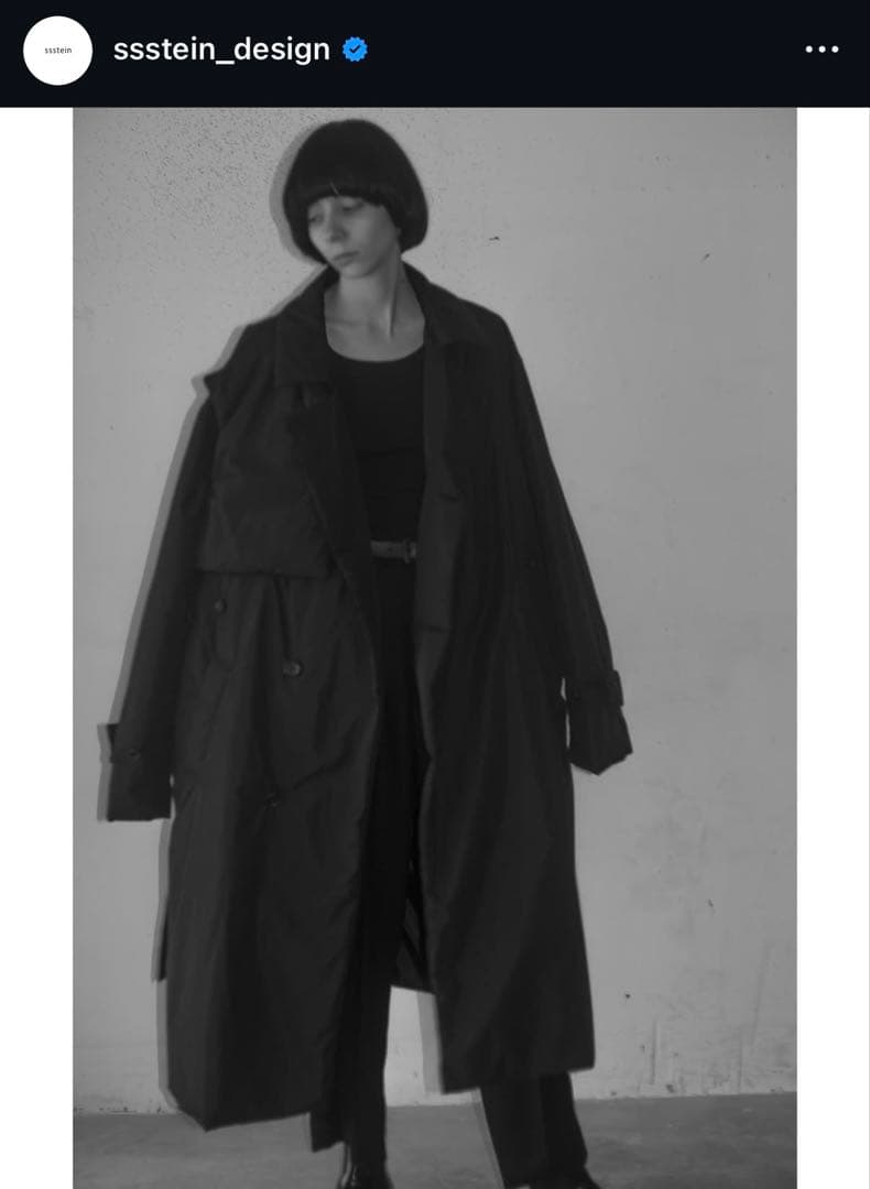 ssstein / OVERSIZED PADDED COAT / 中綿コート