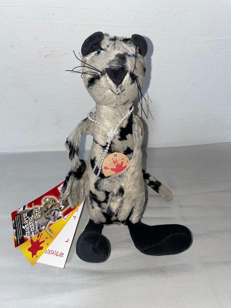 sigikid シギキッド　ネコ ぬいぐるみ　オフィスキャット タグあり