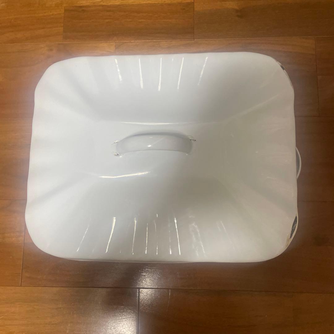 ブレッド缶 ホーロー キャニスター ホーロー缶 CAKES 白 ホワイト