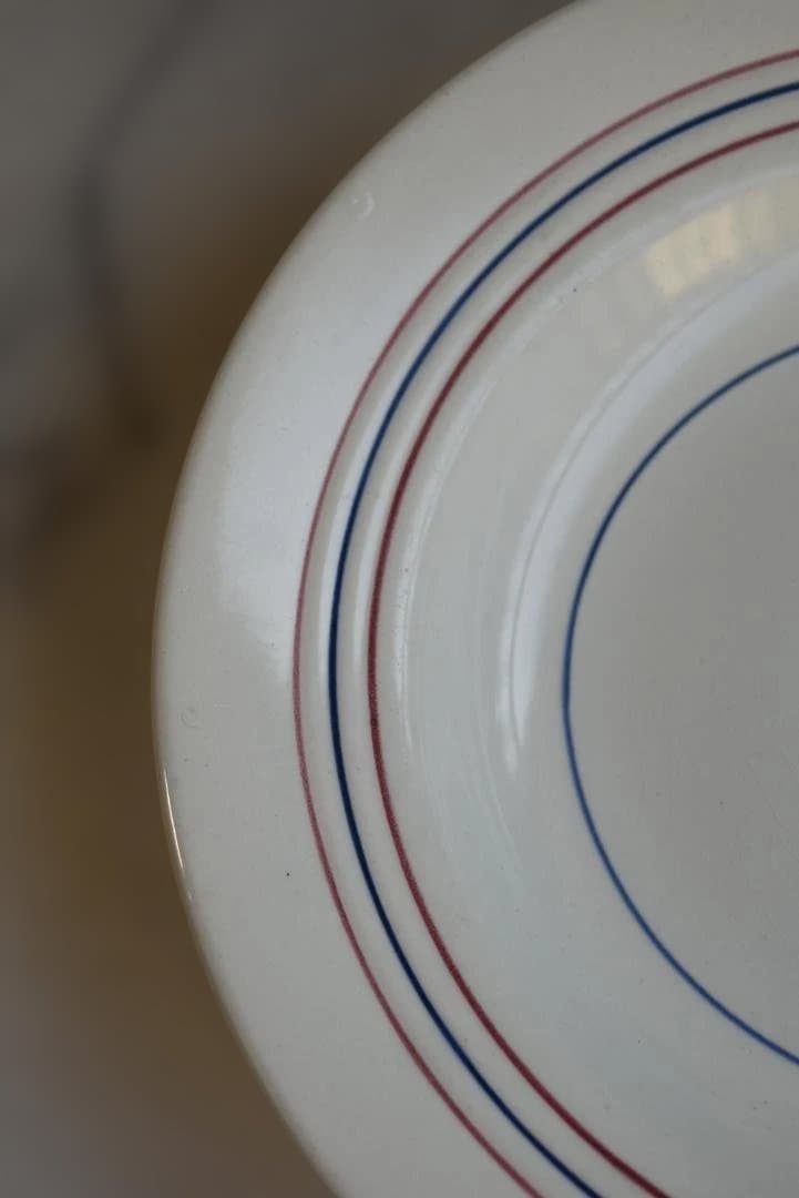 2枚組サンタマン トリコロール　深皿　スープ皿　美品　フランスアンティーク