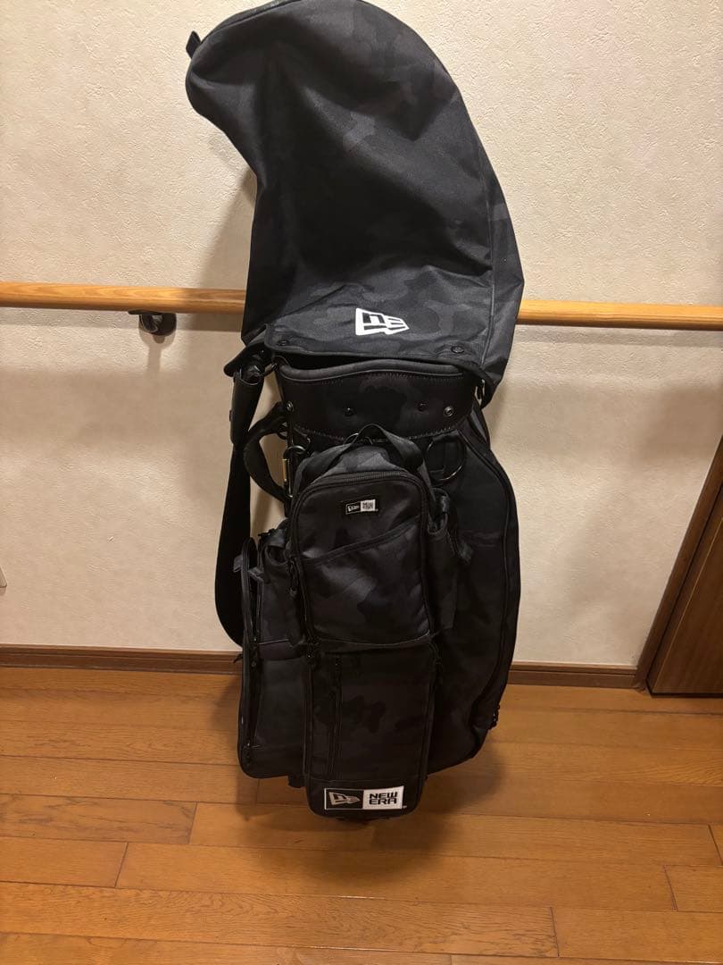 New Era ブラック迷彩 キャディバッグ