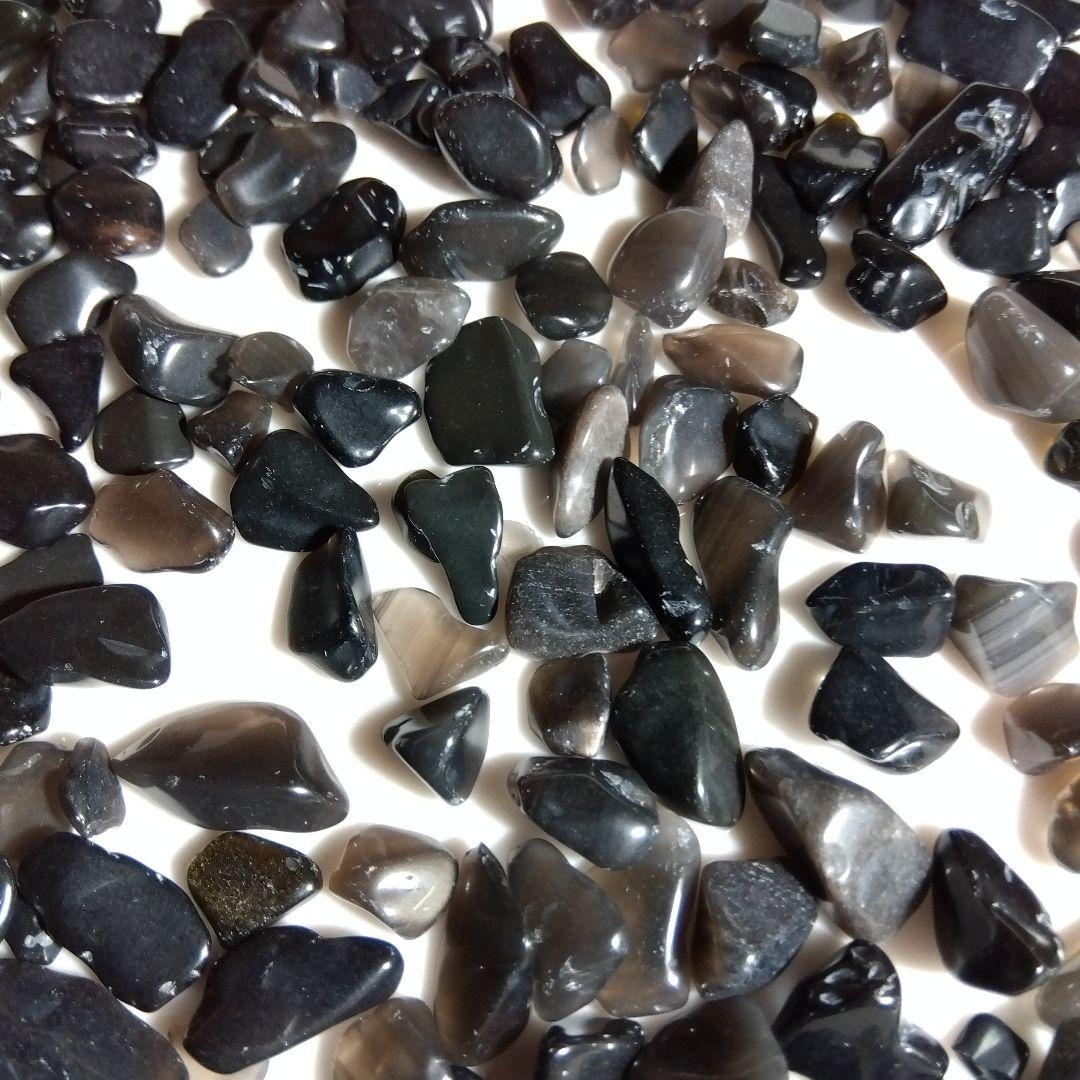 在庫整理特価　黒水晶　モリオン　さざれ　10kg　天然石　さざれ石　細石　大量