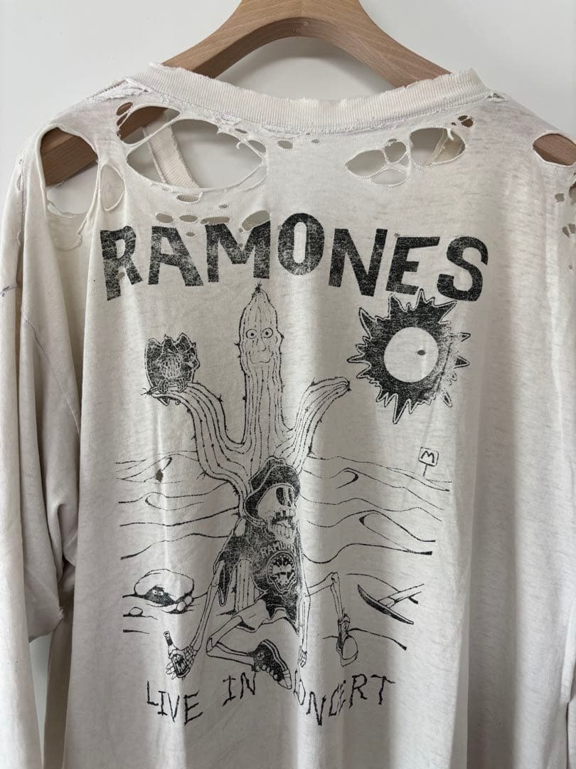 ビンテージ Ramones ロング Tシャツ XL レア ボロ ラモーンズ