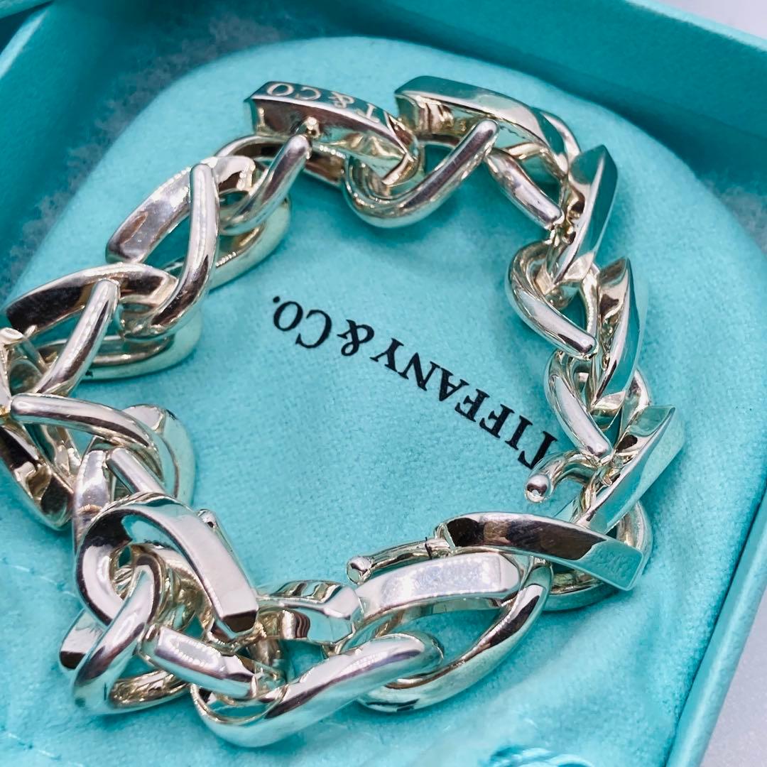 k*o様 極美品✨ ティファニー ブレスレット フォージ ラージ　AG925
