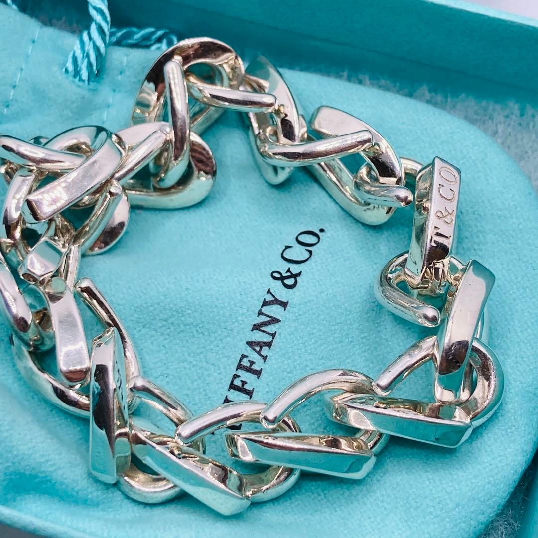 k*o様 極美品✨ ティファニー ブレスレット フォージ ラージ　AG925
