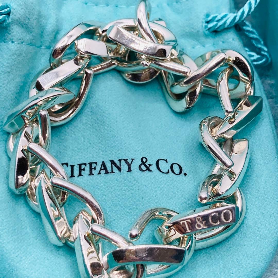 k*o様 極美品✨ ティファニー ブレスレット フォージ ラージ　AG925
