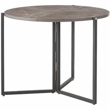 【メーカー直送】東谷 GDT-11MBフォールディングラウンドテーブル ブラウン