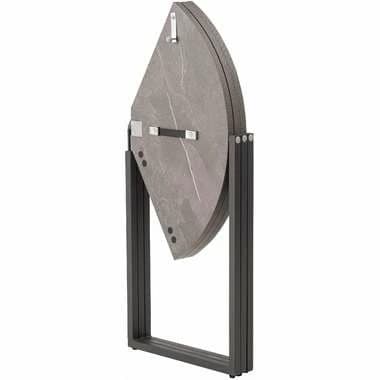 【メーカー直送】東谷 GDT-11MBフォールディングラウンドテーブル ブラウン