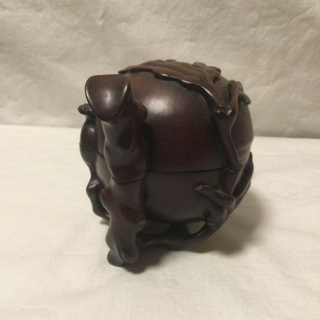 唐木、柘榴の置物