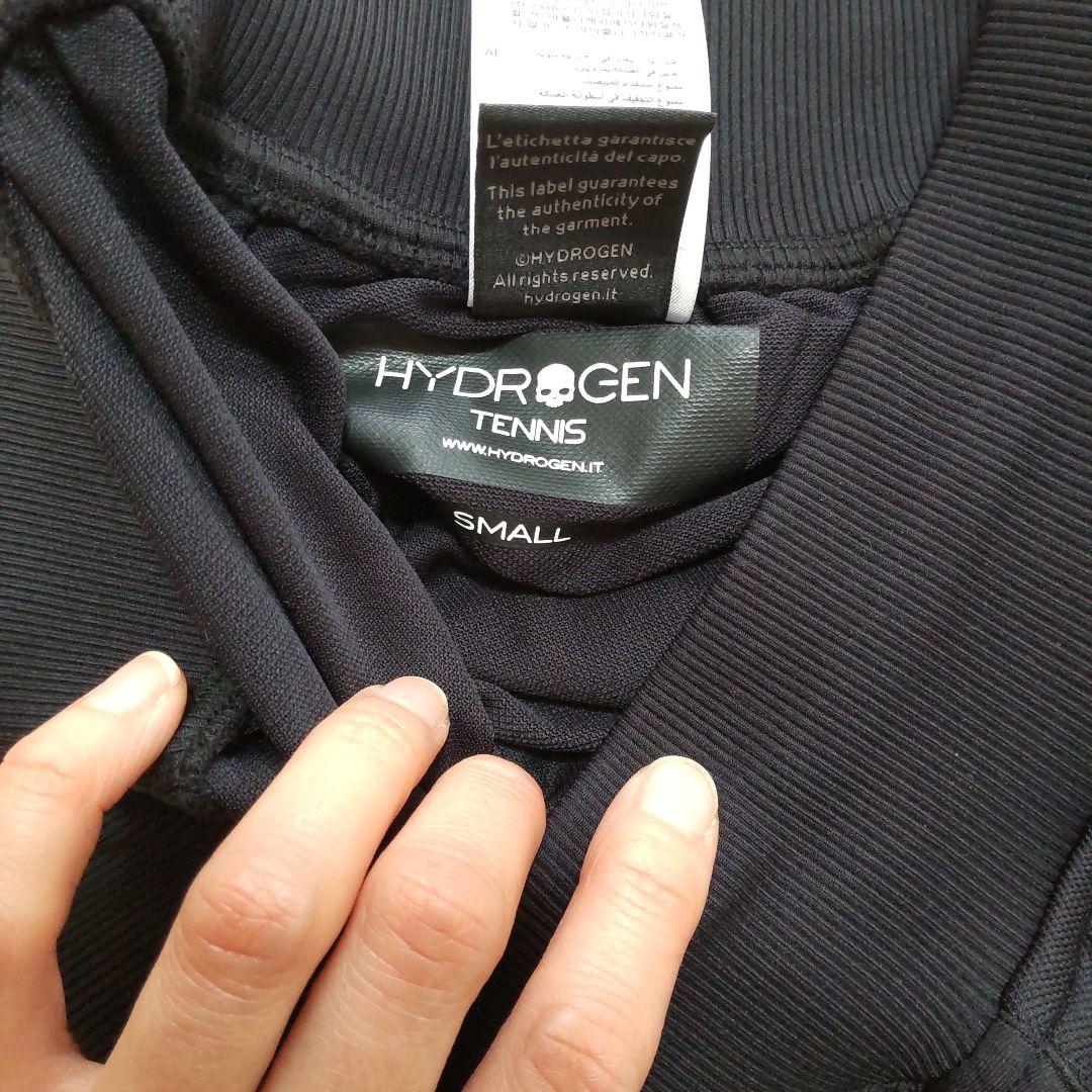 【土日限定セール】HYDROGEN テニスウェア Sサイズ 青　黒　レディース