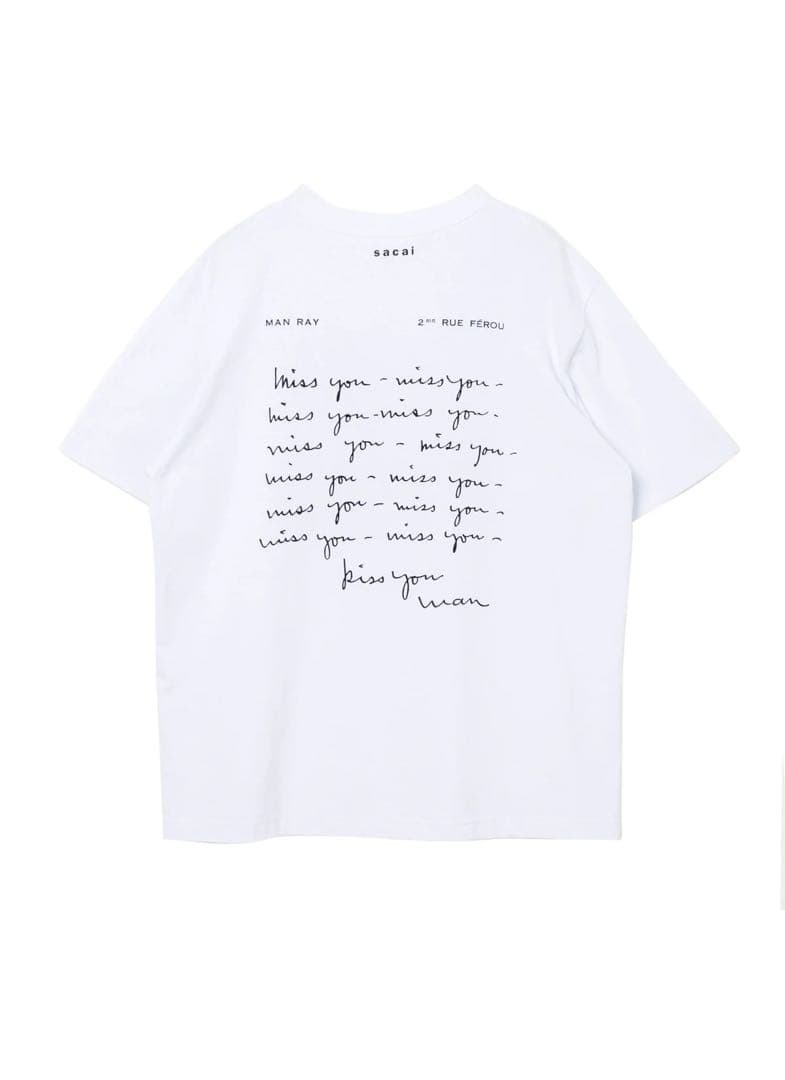 トップス sacai Man Ray Print T-Shirt white 3