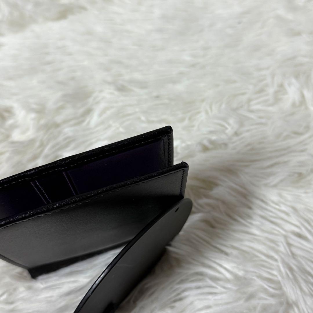 新品未使用⭐️　エッティンガー　マネークリップ　二つ折り財布　パープルコレクション