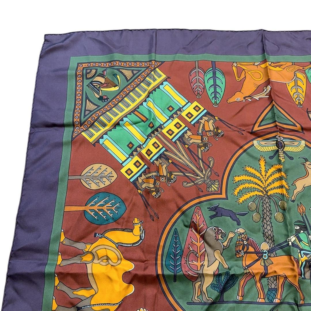 ◇エルメス◇シルク/カレ90/PERSEPOLIS/ペルシャの都市/スカーフ