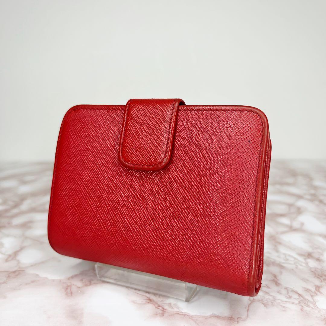 【美品】PRADA 二つ折り財布　折り財布57