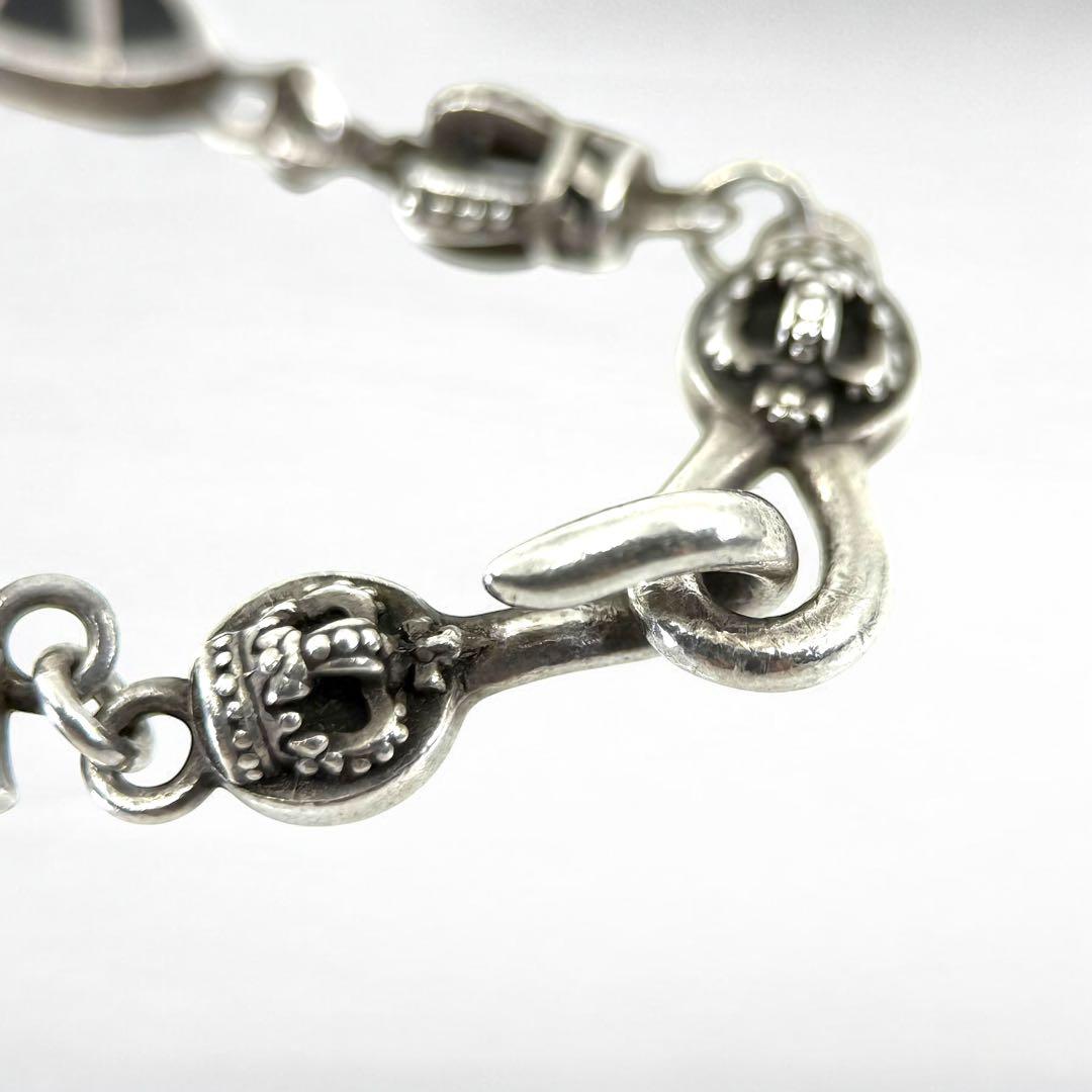 【極希少】ジャスティンデイビス　カメオ　クラウン　ネックレス　925