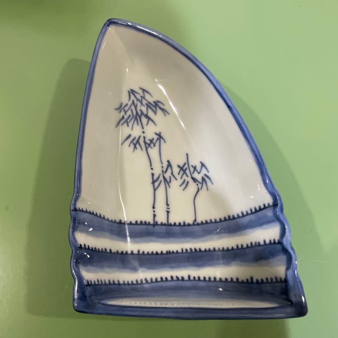 筍型　向付　食器　京焼