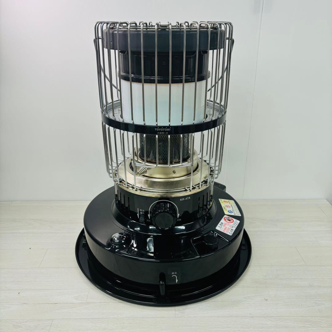 【トヨトミ 石油ストーブ KR-47A ブラック 2022年製】