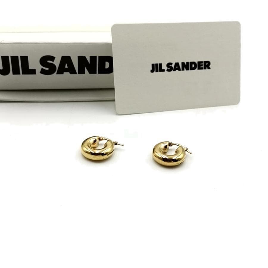 美品 ジルサンダー フープピアス 伊製 イタリア製 11-25122213
