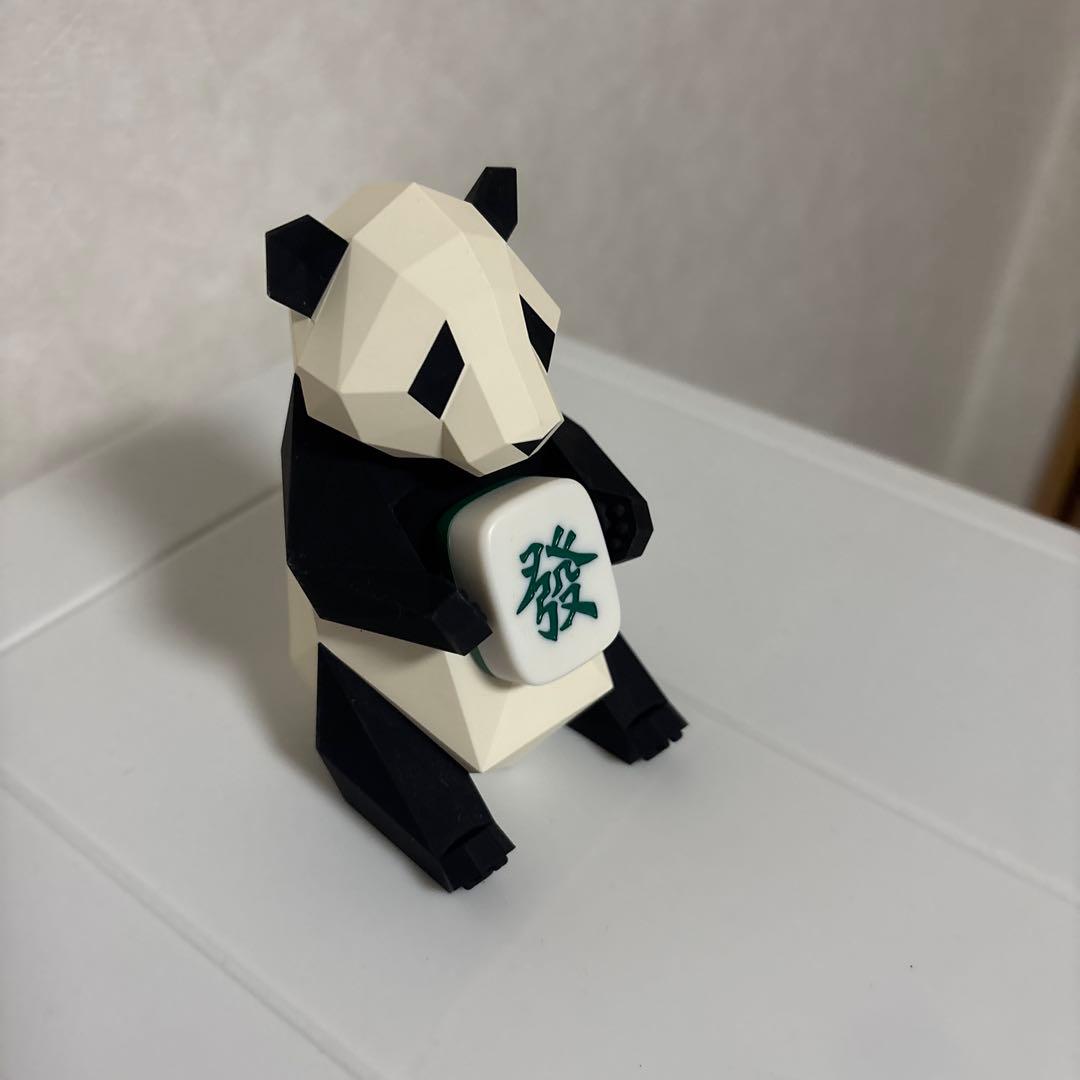 ポリゴンスタイル パンダフィギュア