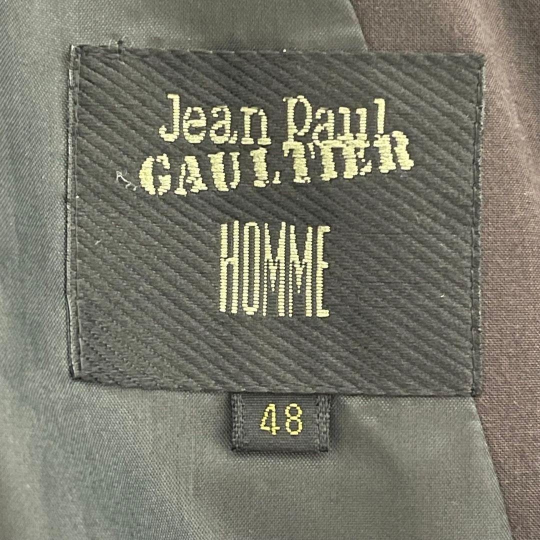 ジャンポールゴルチェオム オンワード樫山 ロングトレンチコート ブラウン 48