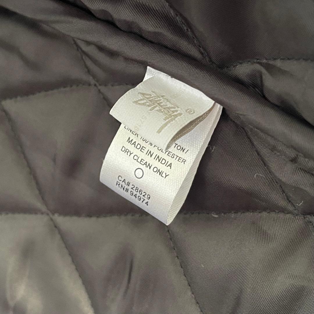 STUSSY MINI CHECK QUILTED ZIP SHIRT Sサイズ