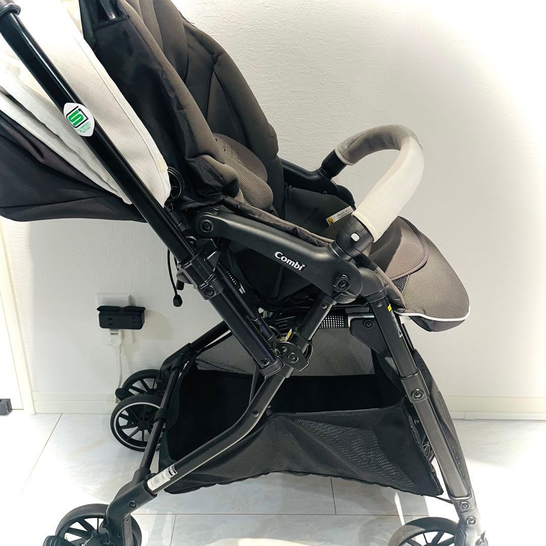 【超美品】コンビ ベビーカー スゴカルa 4キャス コンパクトダイヤモンドグレー