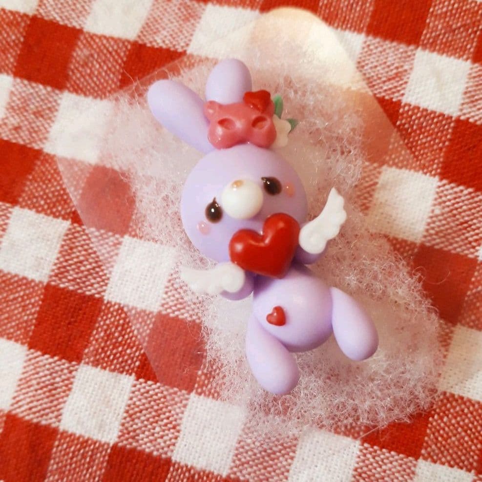 羽ハート♡紫うさぎちゃん