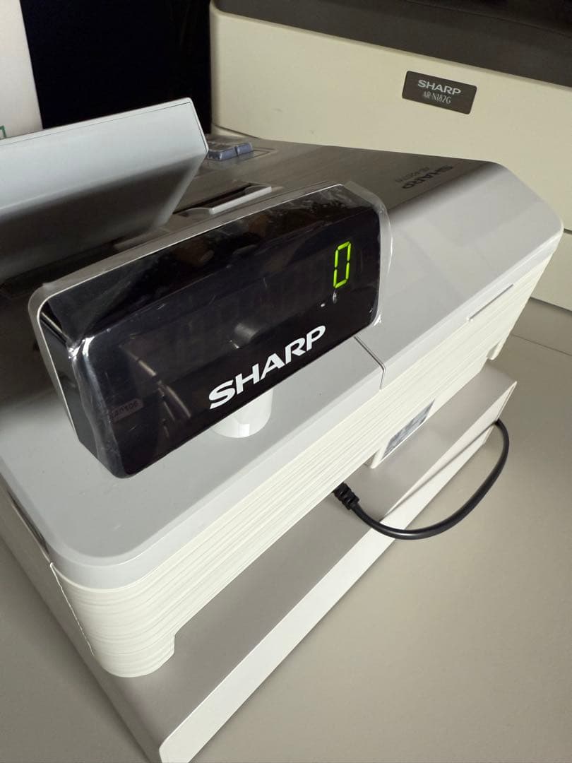 美品 シャープ 電子レジスター XE-A207W 取説 キー付 使用少ない