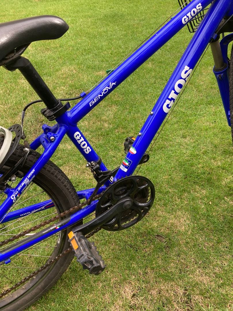 関西　gios genova 24 ジオス　ブルー　クロスバイク　MTB 自転車