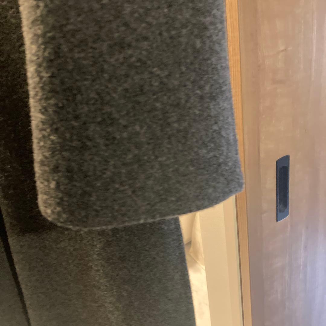 anuans リバーロングチェスターコート （CHARCOALGREY）