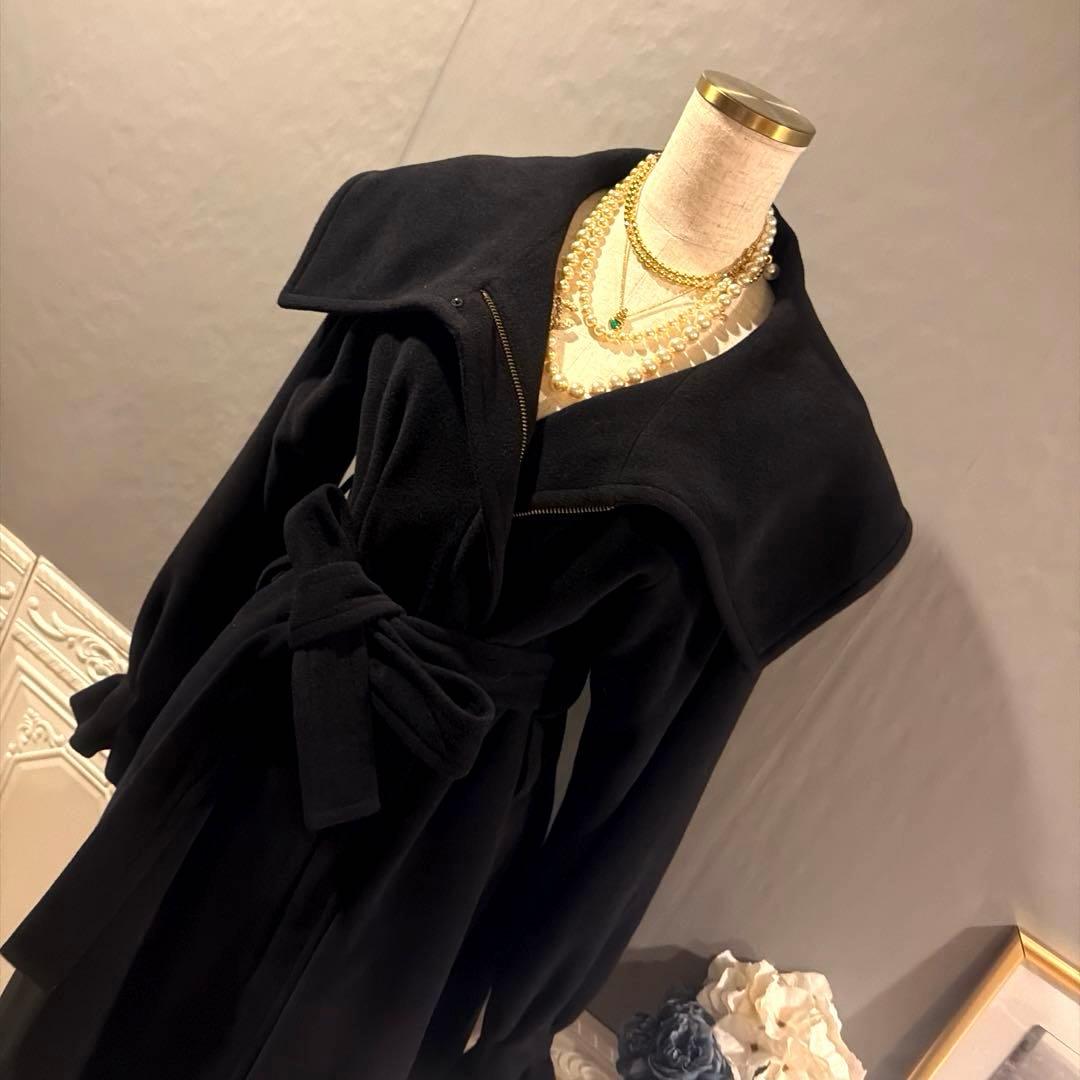 【8万円】SHIZUKA KOMURO アンゴラウール　デザイン　コート