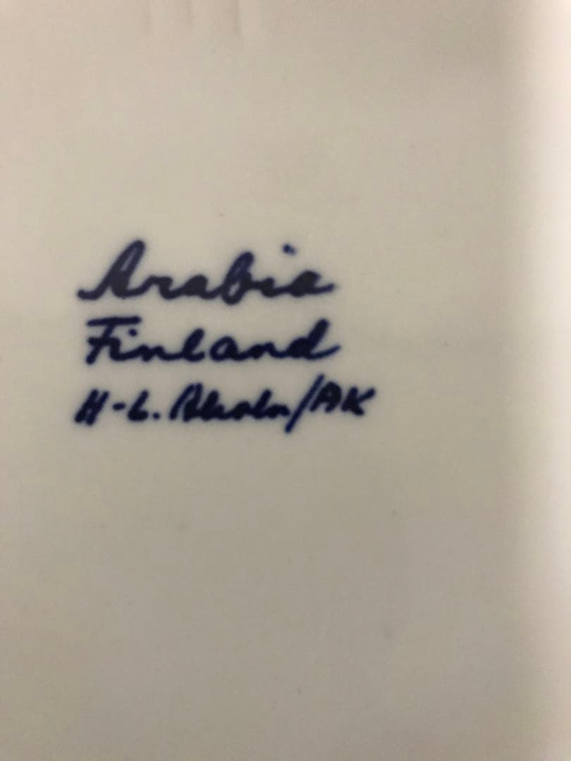 ARABIA/アラビアAHOLA/アホラVenus/パフケース　ビンテージ