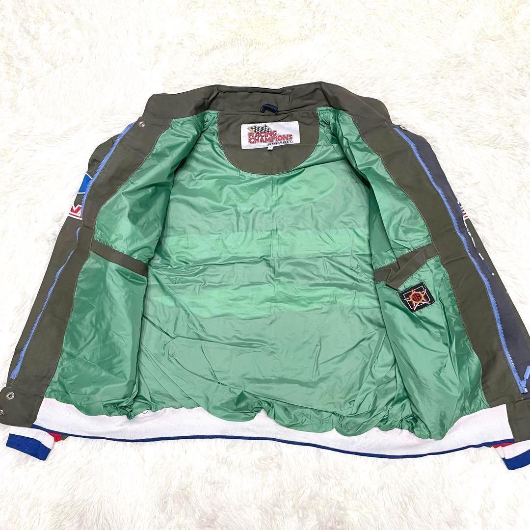 JH DESIGN レーシングジャケット　フォード　グレー/カーキ　サイズL
