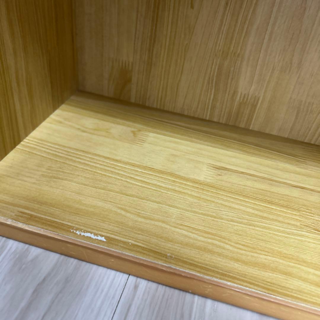 【たのめる便】モモナチュラル キッチンワゴン タイル　タイル　キッチン収納